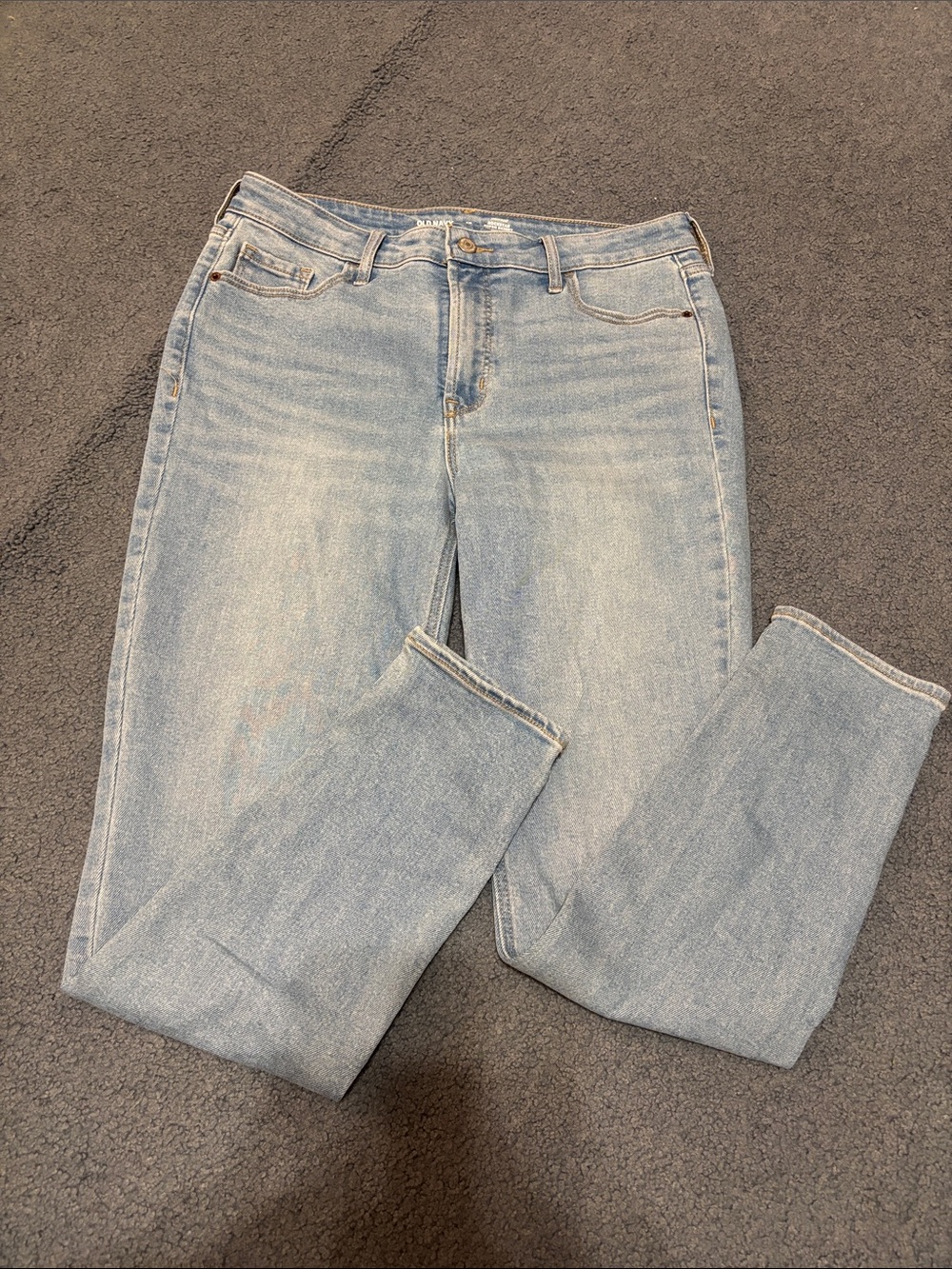 Old Navy Light Wash Rockstar Super Skinny Jeans